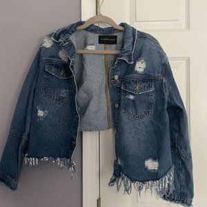 Cropped Jean Jacket